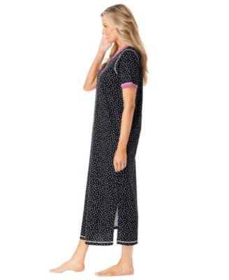 Plus Size Long Henley Sleepshirt