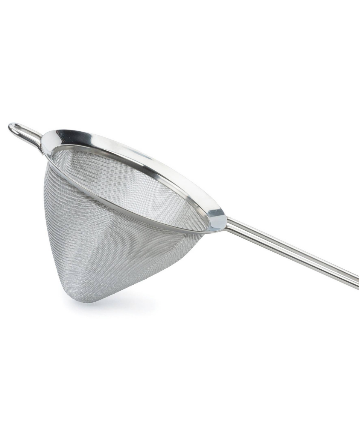 Shop Rsvp International Endurance Stainless Steel 6.25" Mesh Conical Strainer In Silver