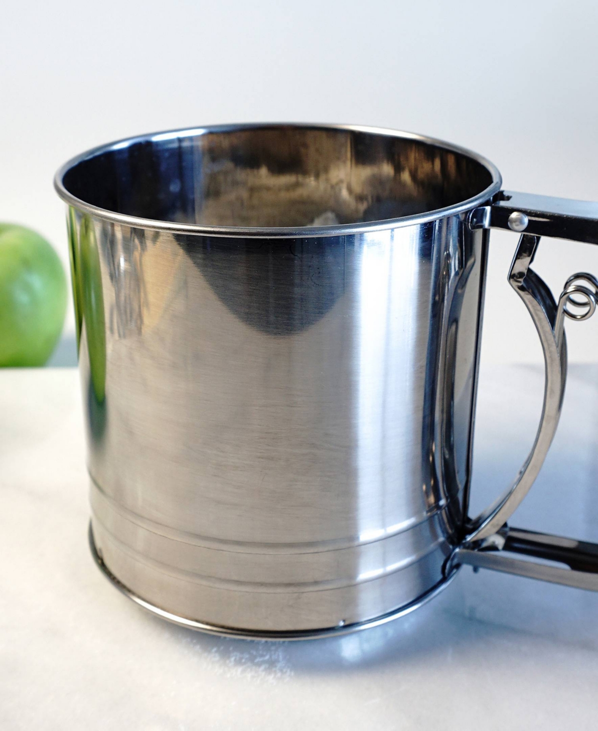 Rsvp International Endurance 5 Cup Triple Mesh Flour Sifter In Gray