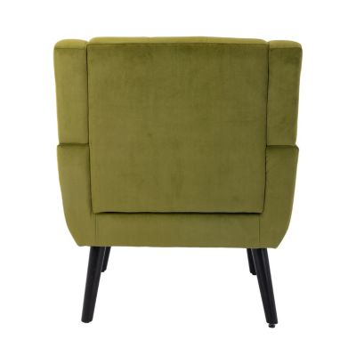Modern Velvet Ergonomic Accent Chair