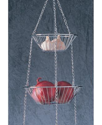 Chrome Wire 3 Tier Hanging Basket