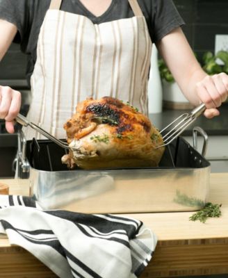 Endurance Stainless Steel 2 Piece 12x5x1" Turkey Lifters -