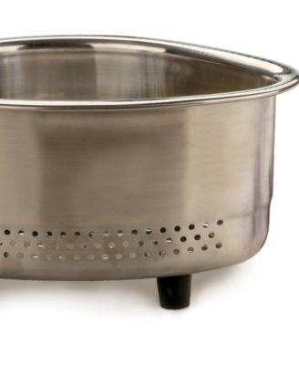 Endurance Pierced Stainless Steel 9"x7"x5" In-Sink Corner Basket
