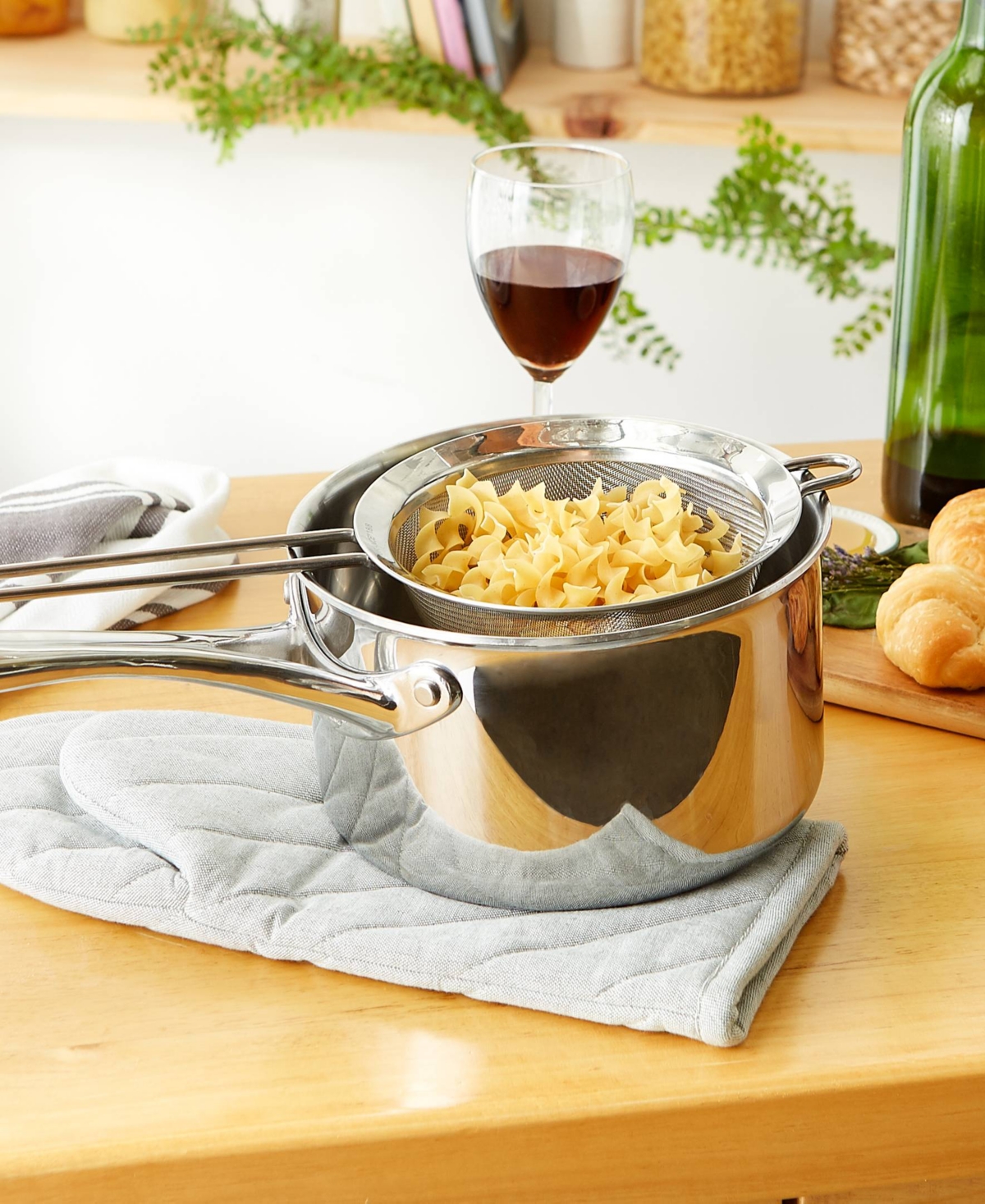 Shop Rsvp International Endurance Stainless Steel 6.25" Mesh Conical Strainer In Silver