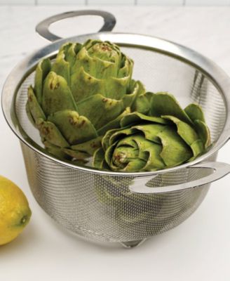 Endurance Stainless Steel 3 Quart Wide Rim Mesh Colander Basket