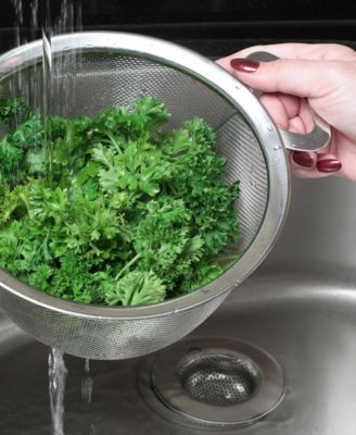 Endurance Stainless Steel 3 Quart Wide Rim Mesh Colander Basket