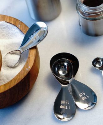 Endurance Stainless Steel 5 Piece Teardrop Measuring Spoon Set