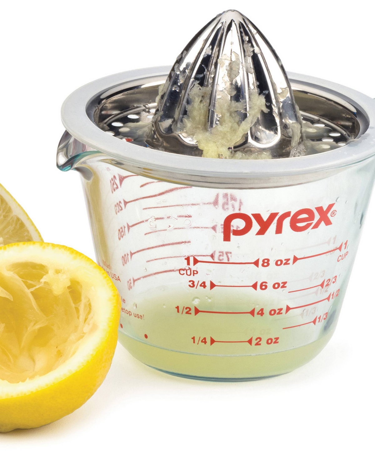 Rsvp International Endurance Stainless Steel Silicone 5x3" Citrus Juicer In Gray
