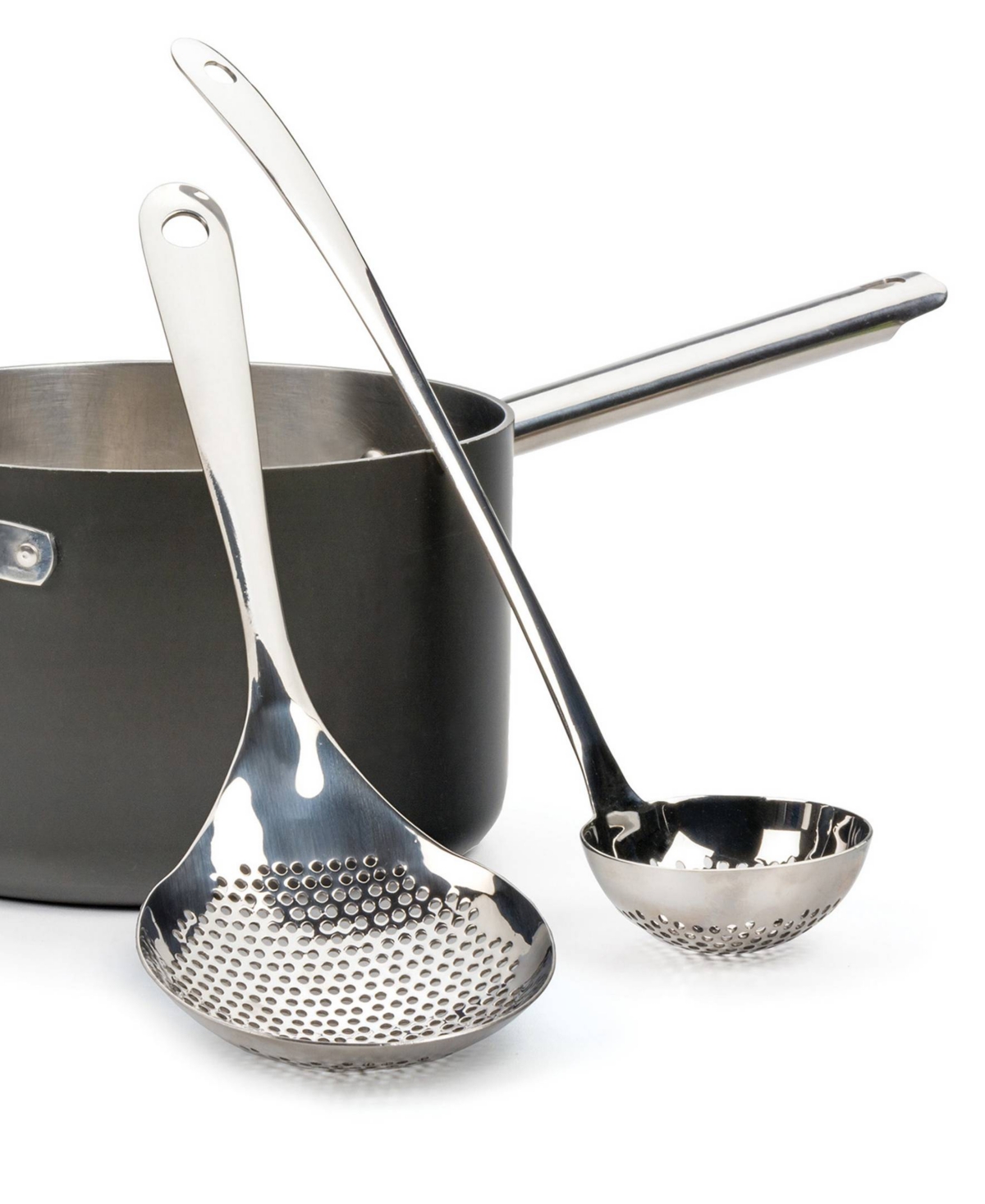 Rsvp International Endurance Stainless Steel 13" Pierced Straining Spoon In Silver