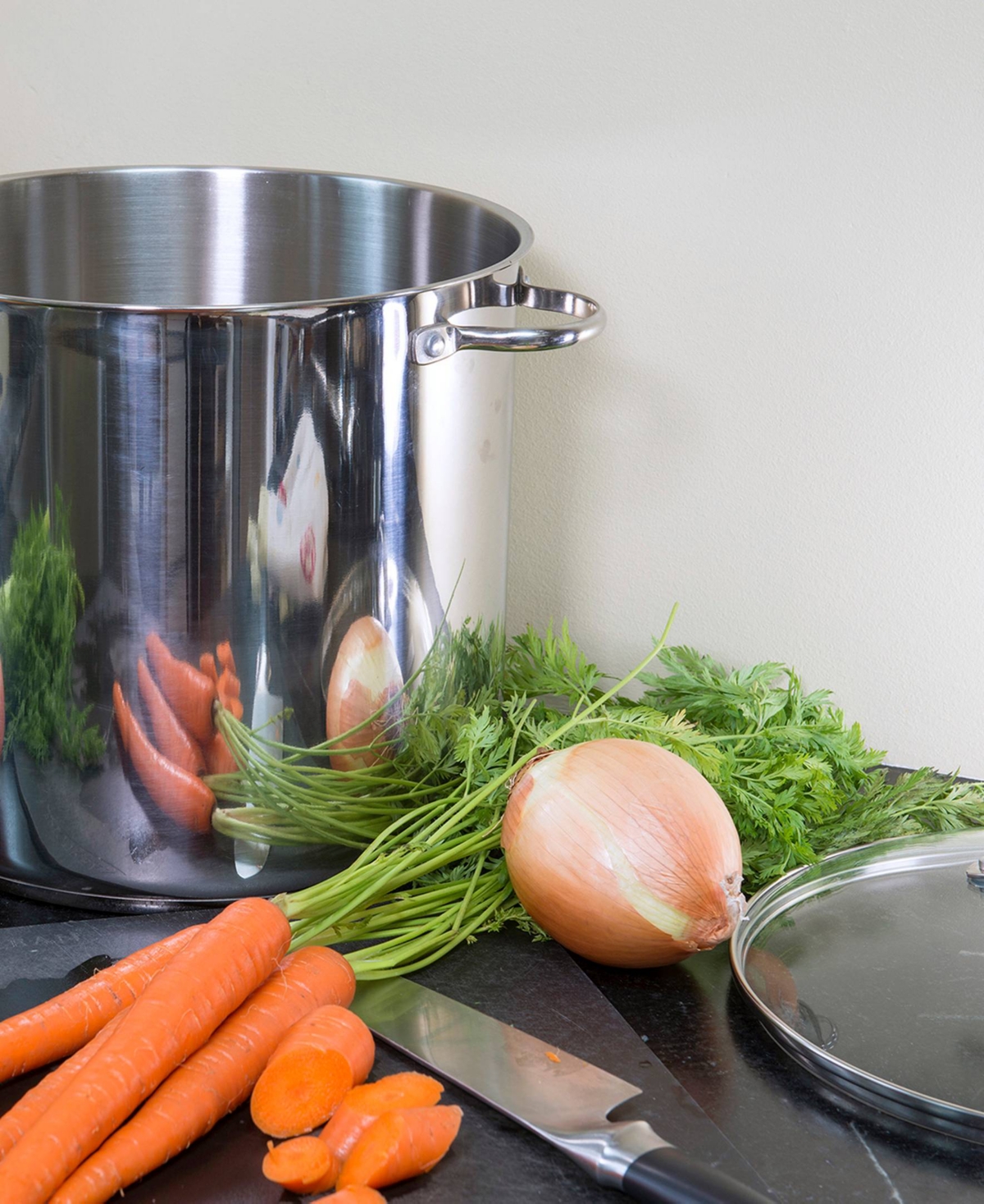 Shop Rsvp International Endurance Stainless Steel 8 Qt Stock Pot In Gray