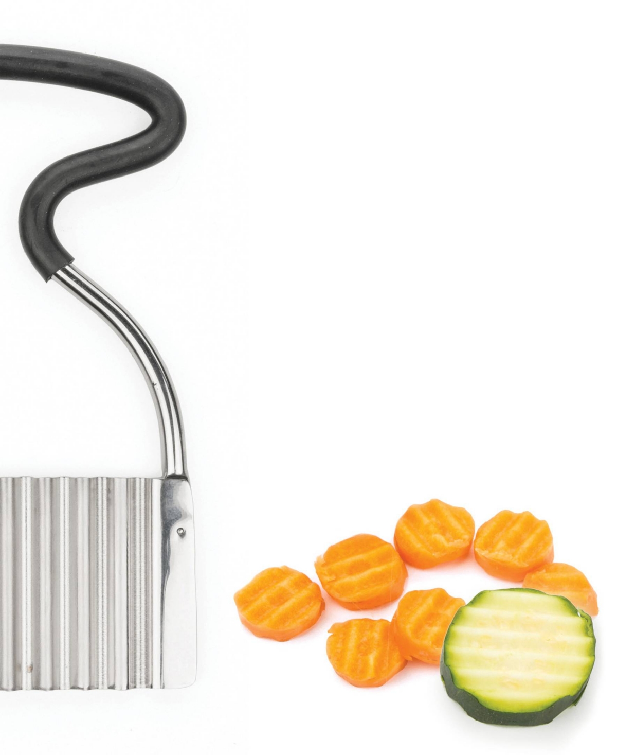 Rsvp International Endurance Stainless Steel 4.5" X 3" Crinkle Cutter In Silver