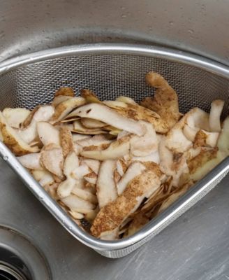 Endurance Stainless Steel 9"x7"x4" In-Sink Mesh Corner Basket