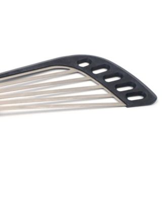Endurance Stainless Steel 11x3" Angled Slotted Spatula