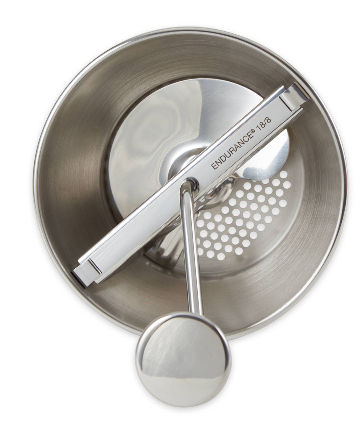 Shop Rsvp International Endurance Stainless Steel 7x6x6" Mini Food Mill In Silver
