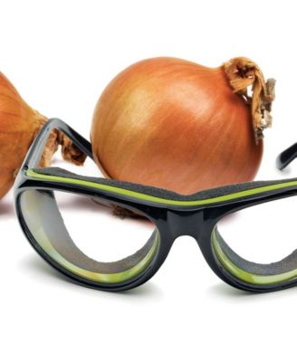 Plastic 5.5" x 6.5" x 1.5" Onion Goggles - Black Frame