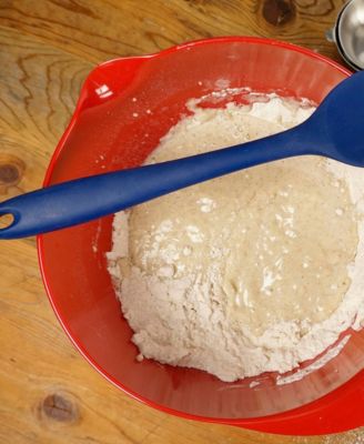 Silicone Coated Steel 11" x 2.25" Ela Series Blue Spoon