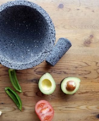 Volcanic Stone 8x8x5" Authentic Molcajete