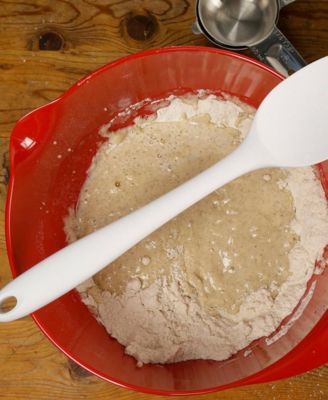 Silicone Coated Steel 11" x 2.25" Ela Series White Spoon