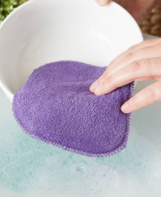 Cotton, Foam and Nylon Coated 3 Piece 6x4.7" Skrubby Sponge Set