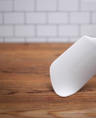 Silicone Coated Steel 11" Ela Series White Spatula