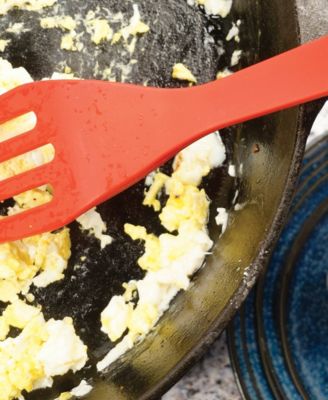 Silicone Coated Steel 11" x 2.25" Ela Series Red Fork