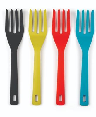 Silicone Coated Steel 11" x 2.25" Ela Series Red Fork
