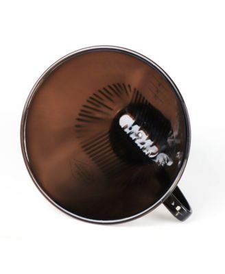 Plastic 7" x 6.25" x 6.5" Manual Drip Coffee Filter Cone