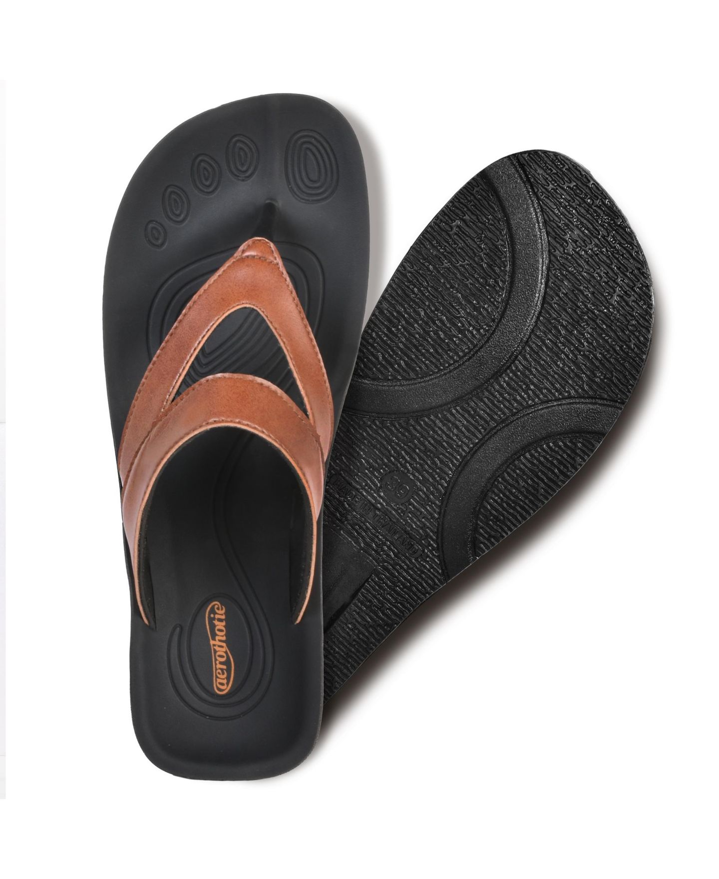 Женские сандалии Aerothotic Glen Comfortale Walking, цвет: Рыжевато-коричневый — фото 5