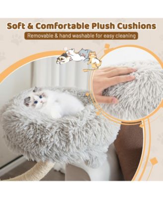 Cat Tree Tower 70'' Multi-Level Kitten Activity Center with 3 Perches & Balls