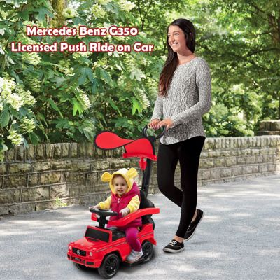 3 in 1 Ride on Push Car Mercedes Benz G350 Stroller Sliding Car
