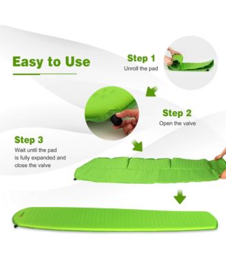 Inflatable Sleeping Pad, Self Inflating Camping Mattress