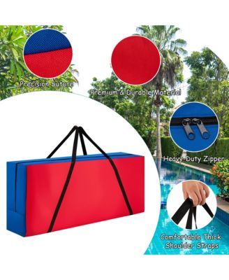 2 Pcs Giant 4 in A Row Jumbo 4-to-Score Game Set W/Storage Carrying Bag for Kids Adult