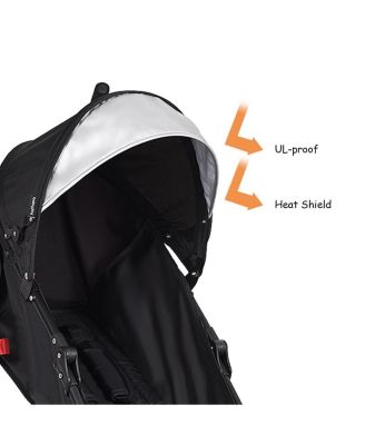 Toddler Folding Lightweight Umbrella Travel Stroller w/ Storage Basket