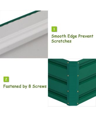 47"x35.5" Patio Raised Garden Bed Vegetable Flower Plant