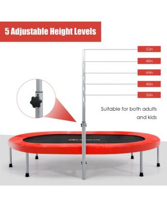 50'' Trampoline for 2 People Foldable Rebouncer