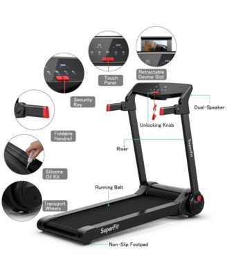 3HP Folding Electric Treadmill Running Machine w/ Speaker