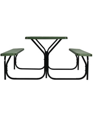 Picnic Table Bench Set Outdoor Backyard Garden Party Dining All Weather