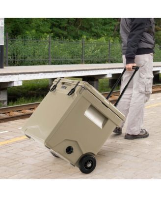 42 Qt Portable Cooler Roto Molded Ice Chest Insulated 5-7 Days