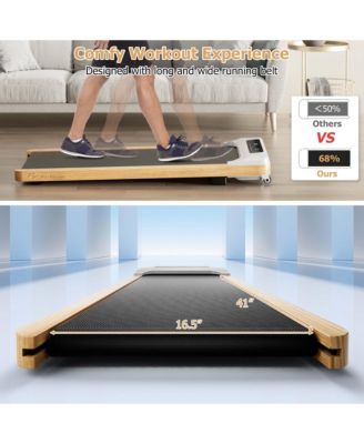 Walking Pad Under Desk Treadmill with Remote Control for Home/Office LED Display