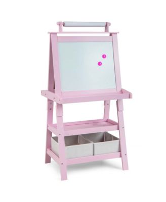 3 in 1 Double-Sided Wooden Kid's Art Easel Whiteboard
