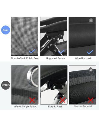 Zero Gravity Chair Oversize Lounge Chair Patio Heavy Duty Folding Recliner