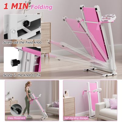 800W Folding Treadmill Electric /Support Motorized Power