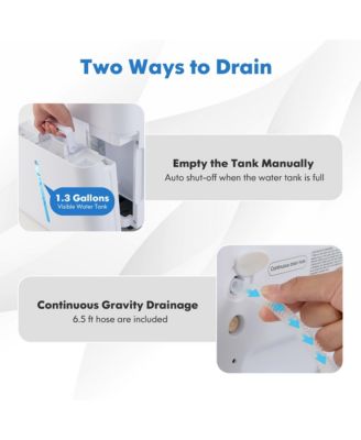 100-Pint Dehumidifier for Home & Basements w/ Smart App& Alexa Control