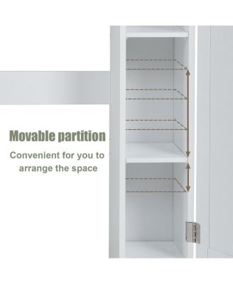 Wooden Over The Toilet Storage Cabinet Drop Door Spacesaver Bathroom