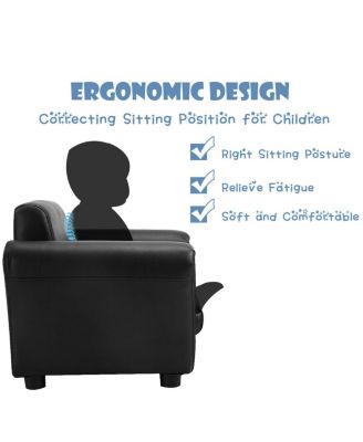 Kids Sofa Armrest Chair Couch Children Toddler Birthday Gift