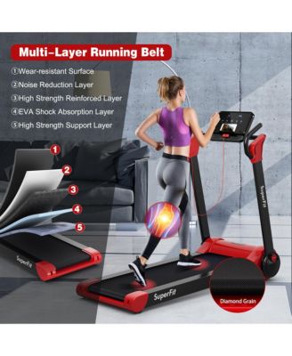 2.25HP Electric Treadmill Running Machine App Control for Home Office