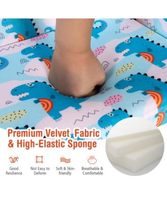 2-in-1 Convertible Kids Sofa to Lounger Flip-Out Chair