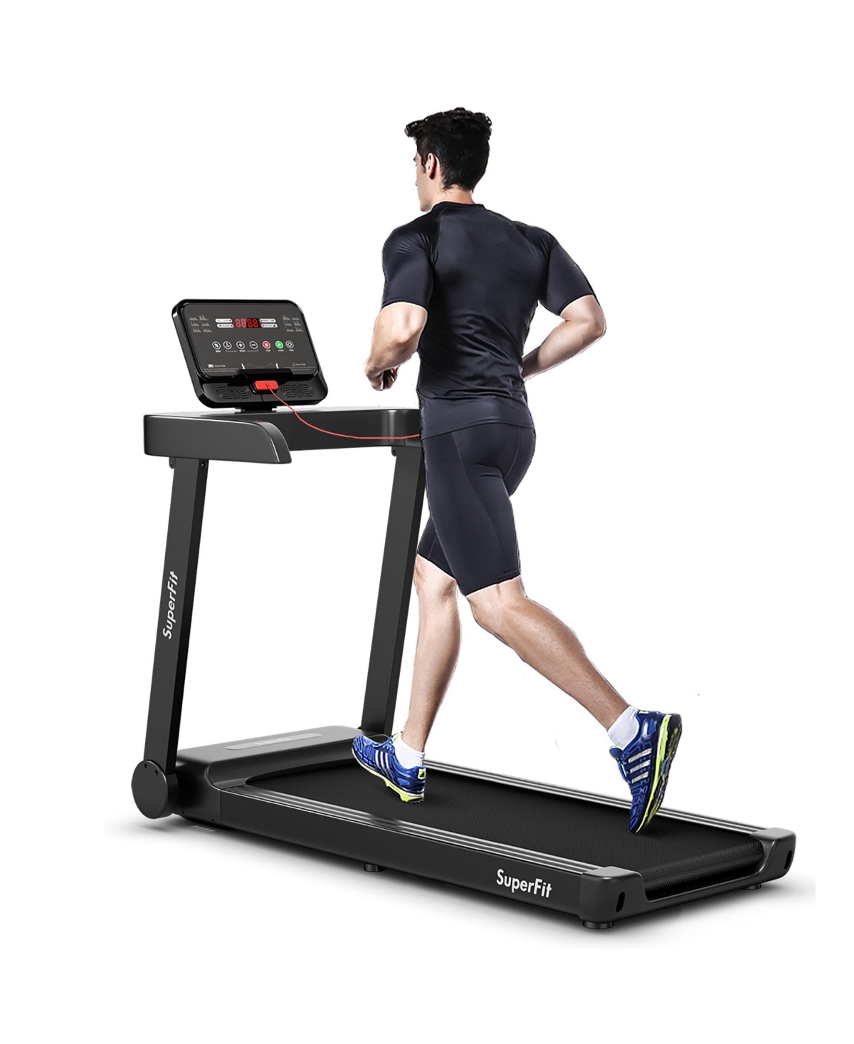 Costway 2.25HP Electric Treadmill Running Machine App Control for Home Office