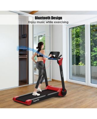 2.25HP Folding Electric Motorized Treadmill With Speaker