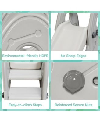 Freestanding Baby Slide Indoor First Play Climber Slide Set for Boys Girls